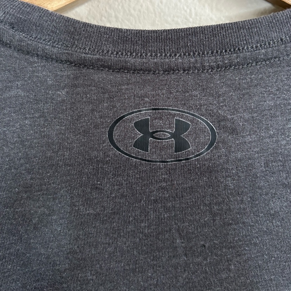 Under Armour Men's GL Foundation Short Sleeve T-Shirt Grey Size L Large - Picture 7 of 7
